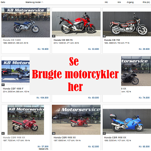 Motorcykler og scooter KB Motorservice A/S