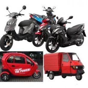 Nye 30km Scootere, Ape 50, Ive Car